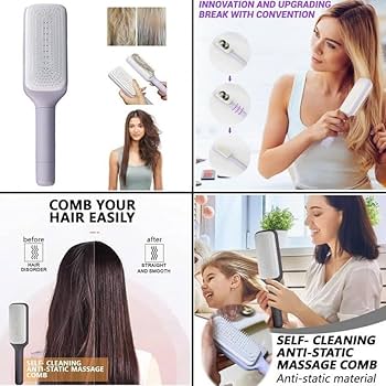 Self-cleaning Hair Brush