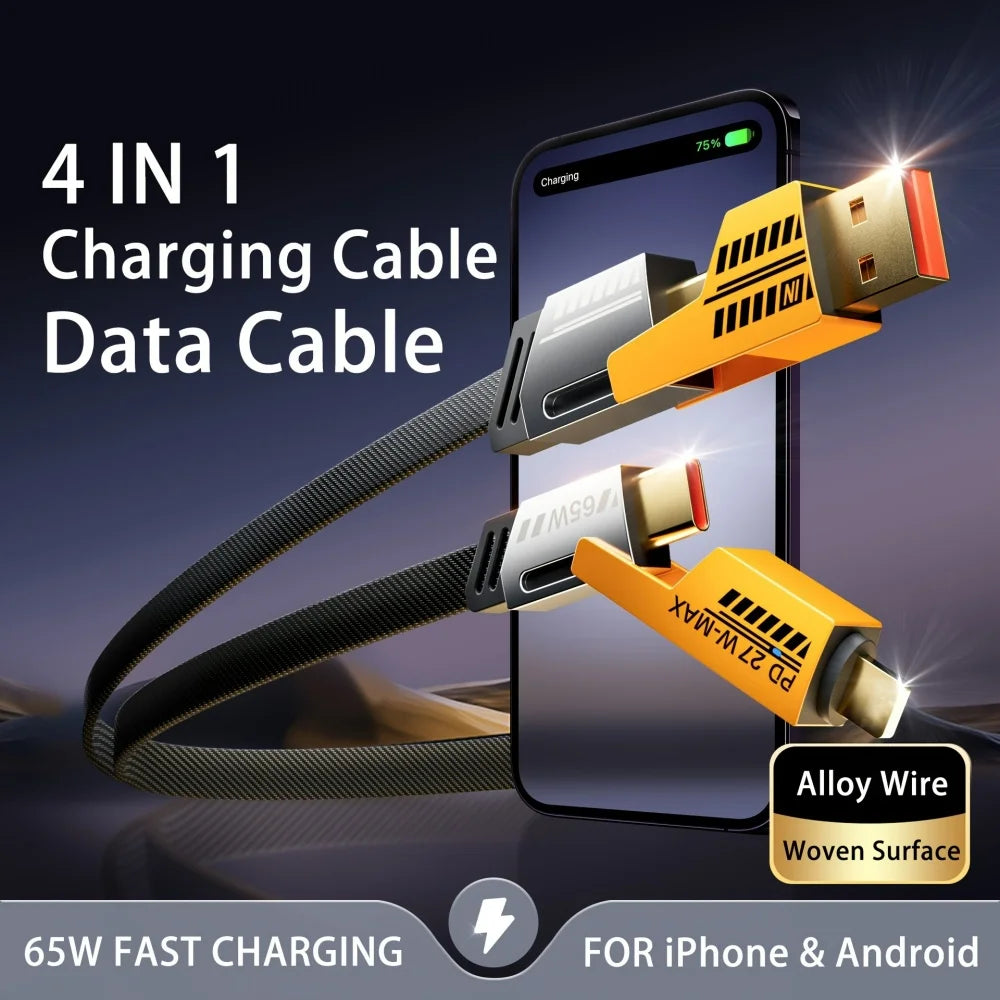 4 in 1 65W Fast Charging Cable