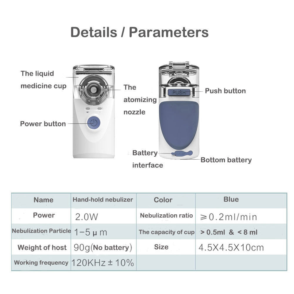 Handheld Nebulizer Home Daily Travel Use
