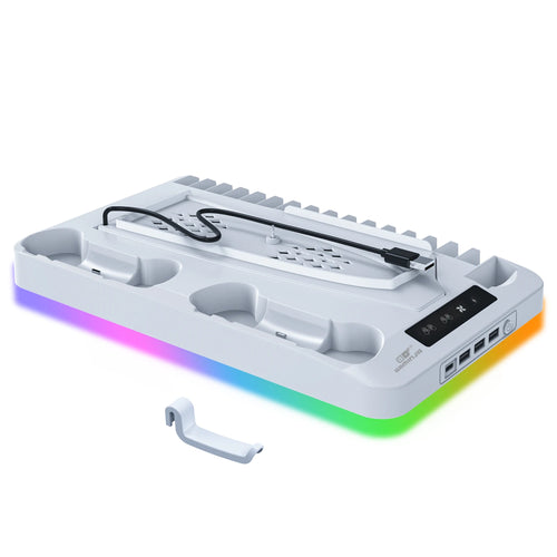 GAMINJA RGB Cooling Base Gamepad Charging Stand For PS5 Console Holder