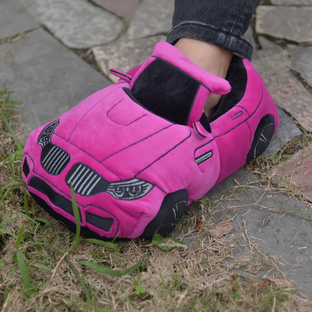 Car Plush Slippers