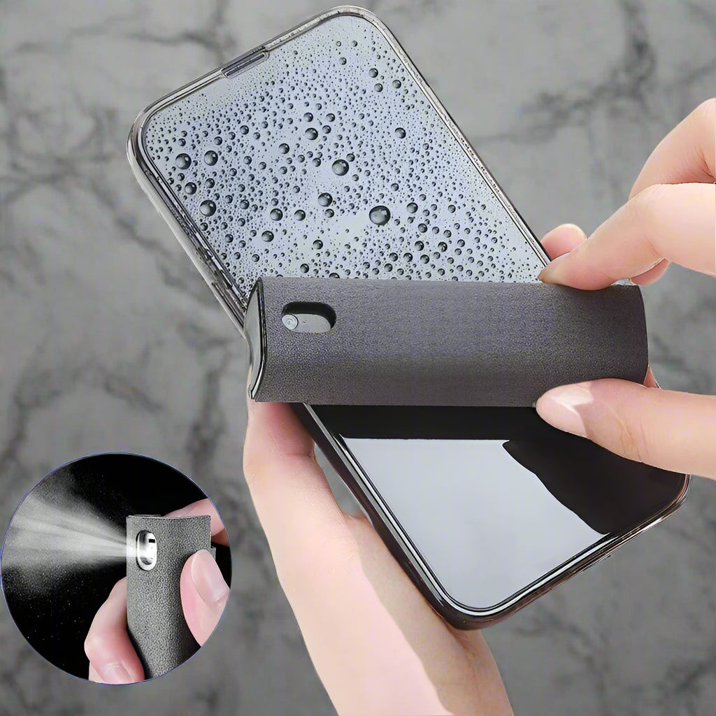2 in 1 Microfiber Screen Cleaner Spray
