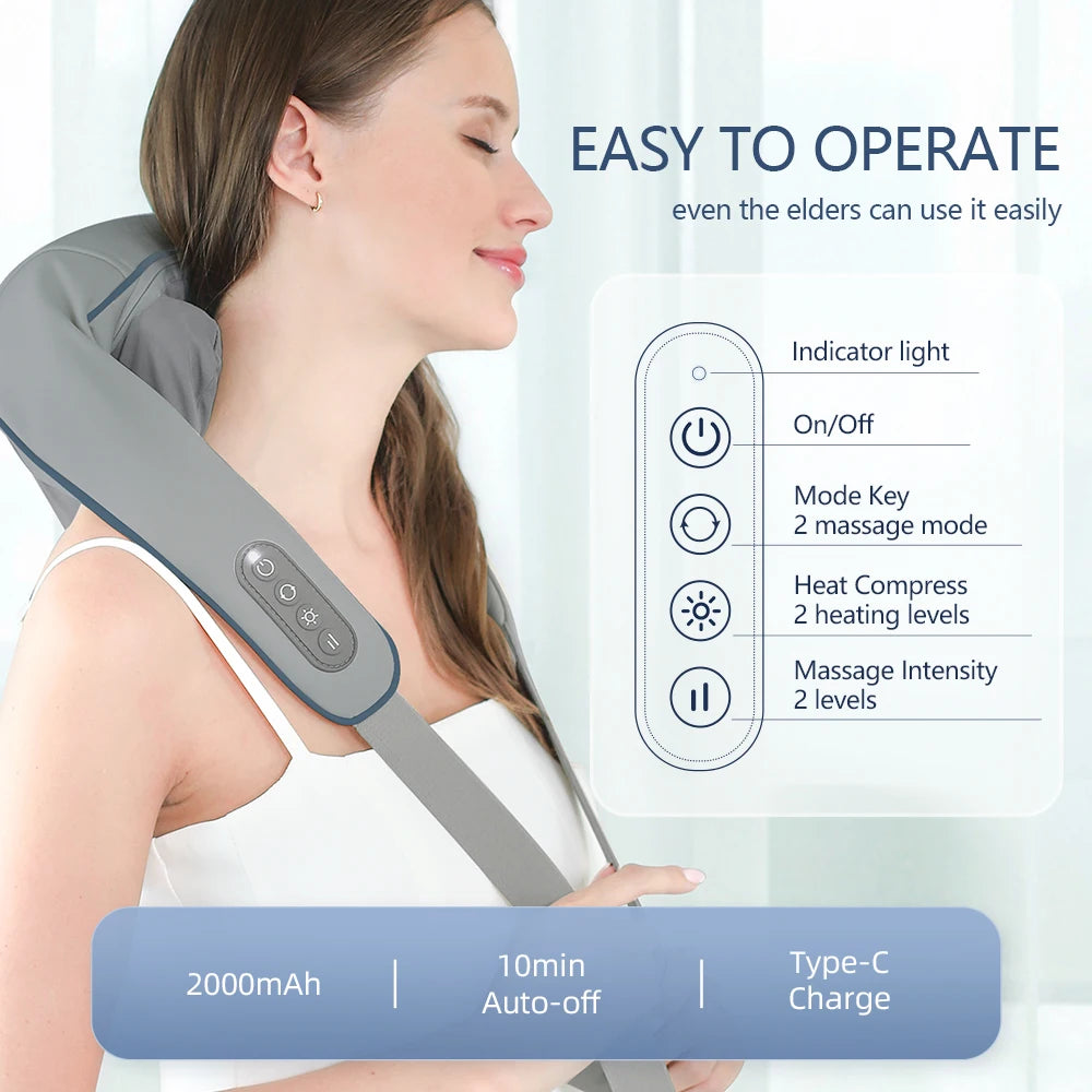 Neck And Shoulder Massager Wireless