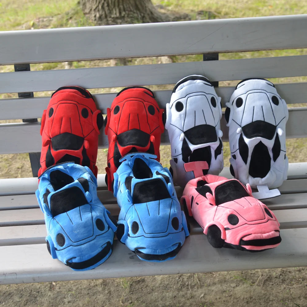 Car Plush Slippers