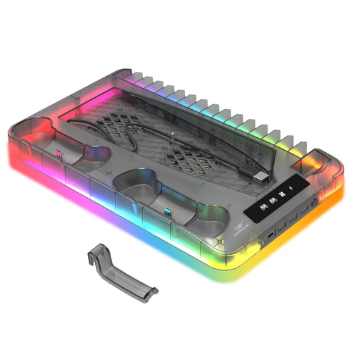 GAMINJA RGB Cooling Base Gamepad Charging Stand For PS5 Console Holder