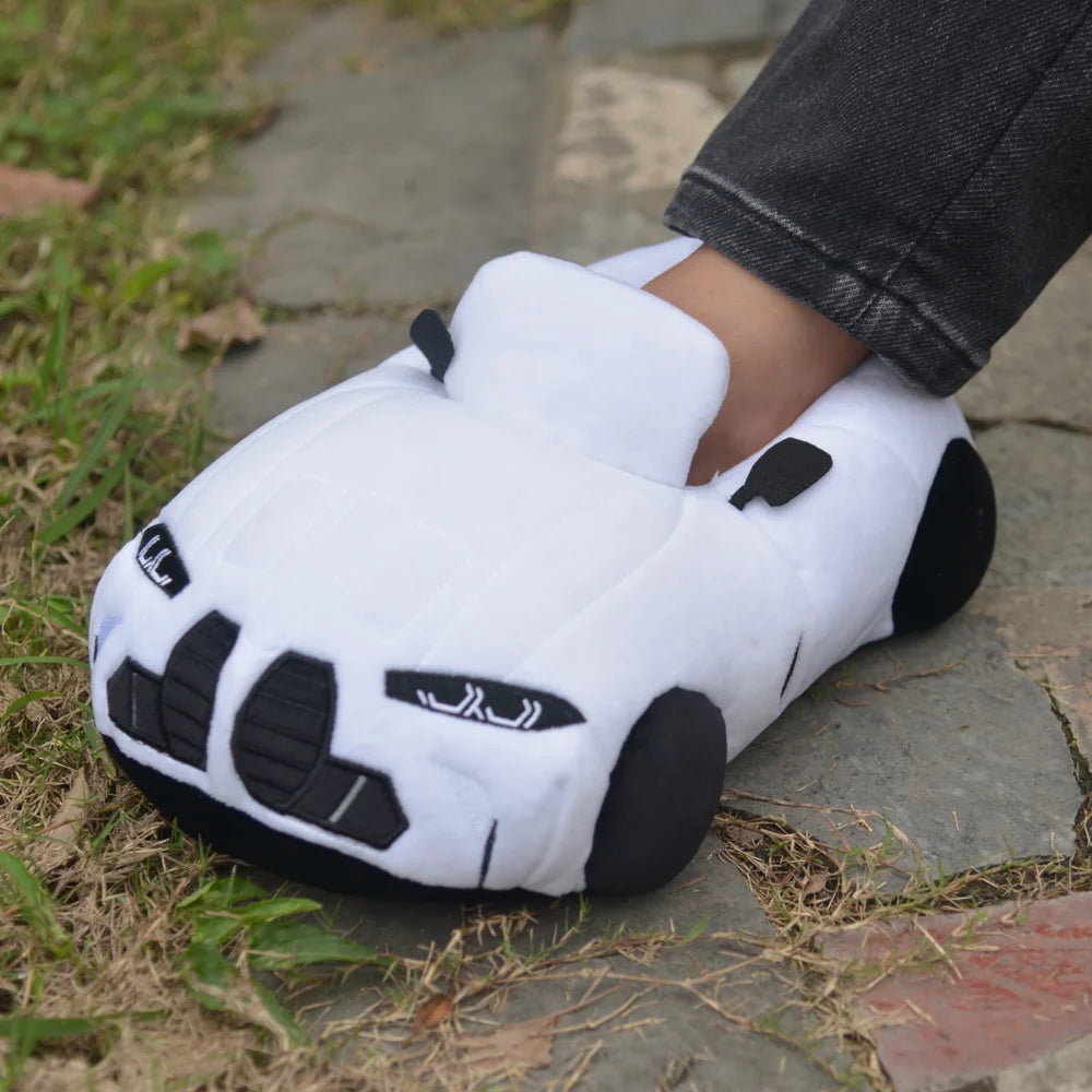 Car Plush Slippers