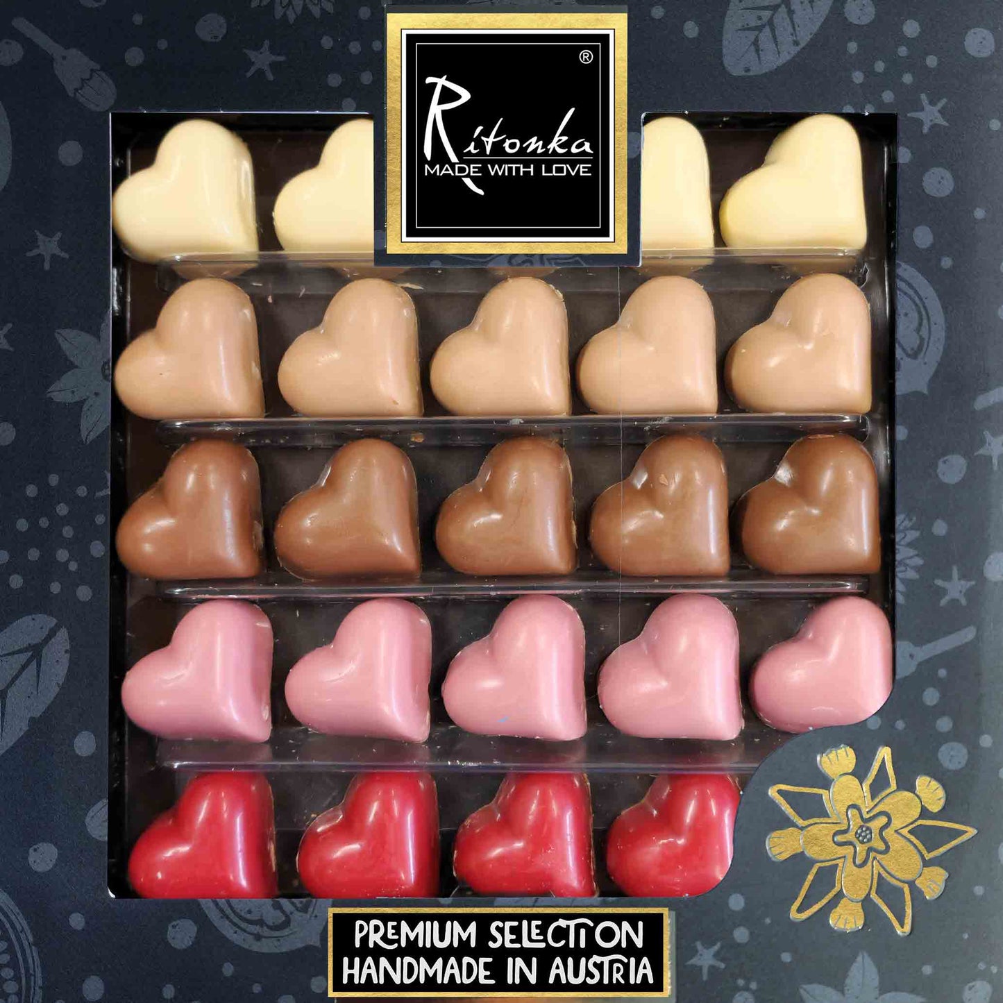 Ritonka heart selection chocolates 25 pieces