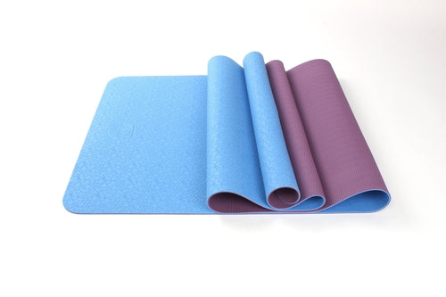 2 Tone TPE Premium Yoga Mat - The Swift Market