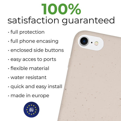 Biodegradable phone case - Natural White