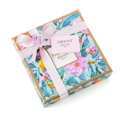 Caja de regalo exclusiva con trufas de chocolate variadas