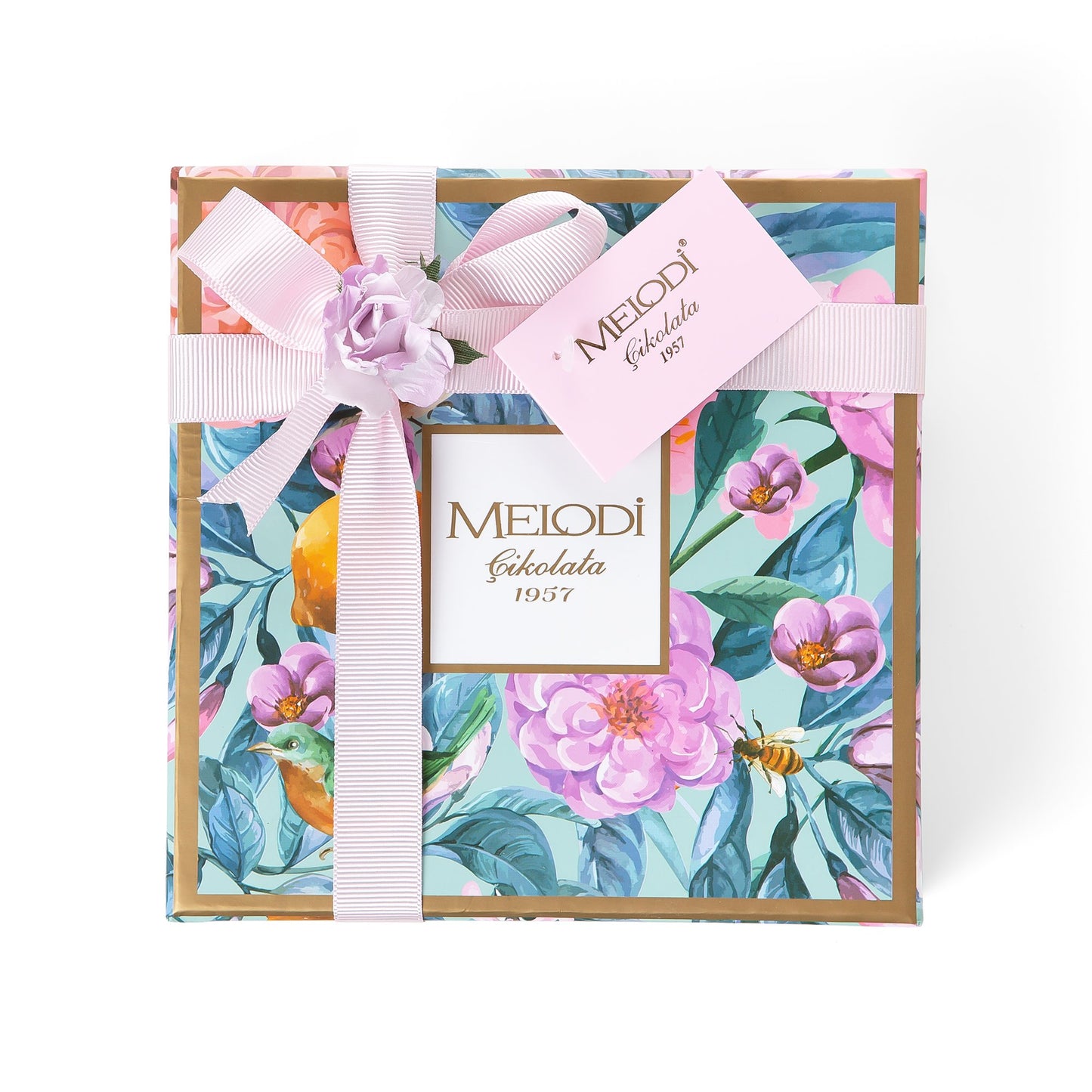 Caja de regalo exclusiva con trufas de chocolate variadas