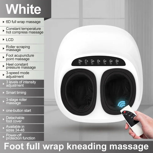 Electric Foot Massager Heating Therapy Shiatsu Deep Kneading Roller - The Swift Market