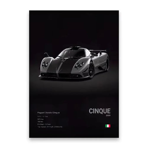 Famous Cars Poster