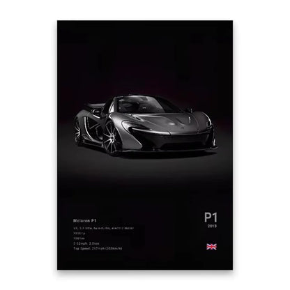 Famous Cars Poster