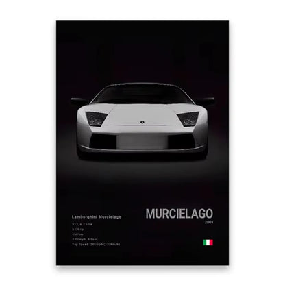 Famous Cars Poster