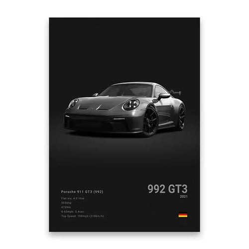 Famous Cars Poster
