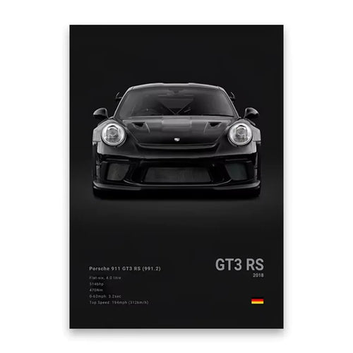 Famous Cars Poster