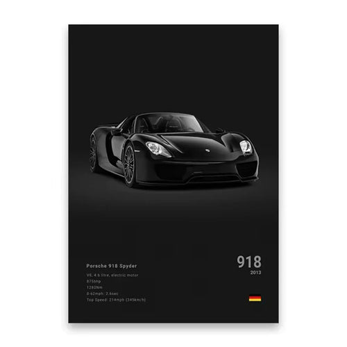 Famous Cars Poster