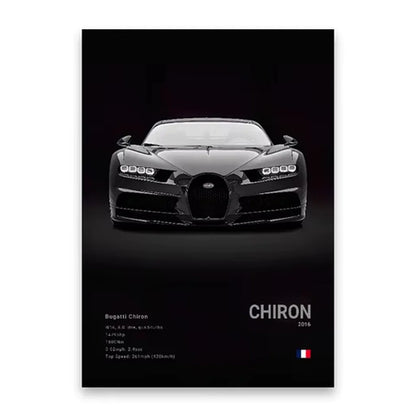 Famous Cars Poster