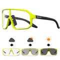  photochromic-Neon Yellow and black Frame