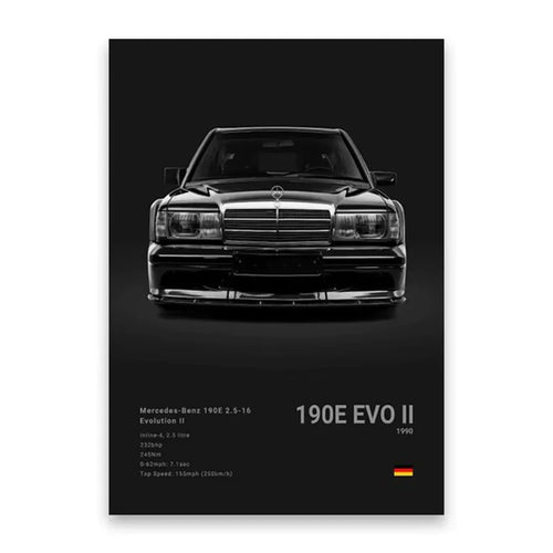 Famous Cars Poster