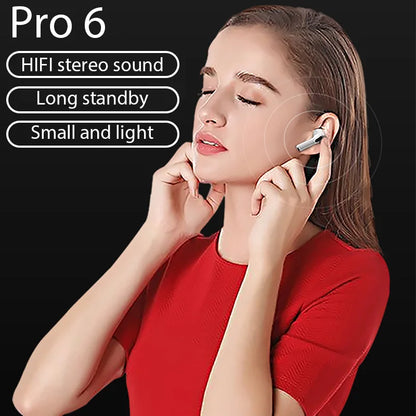 # Pro6 Wireless Bluetooth Headphones Tws Earphones Mini Heaset with