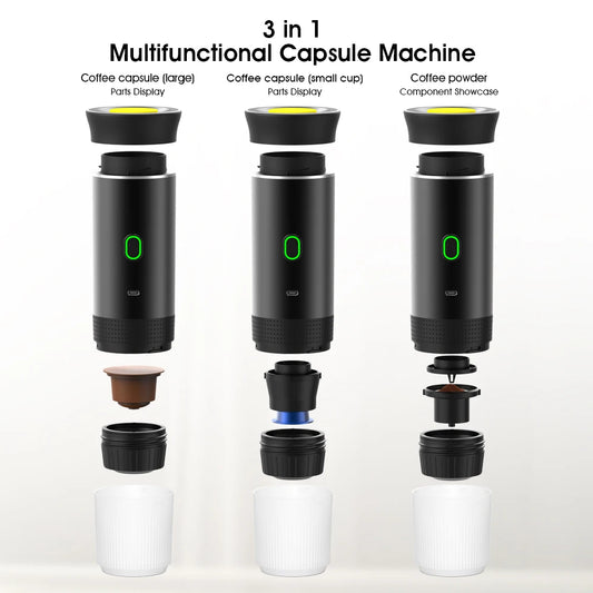 CaféGo 3-in-1 Wireless Portable Espresso Machine