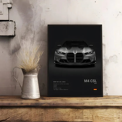 Luxury Black Classic Car Poster