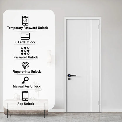 Smart Door Lock Handle With Fingerprint