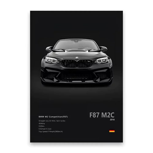 Famous Cars Poster
