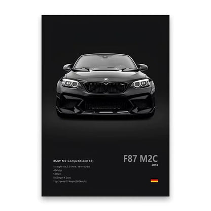 Famous Cars Poster