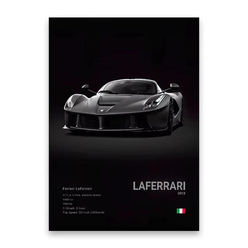 Famous Cars Poster