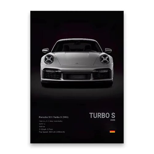 Famous Cars Poster