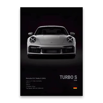 Famous Cars Poster