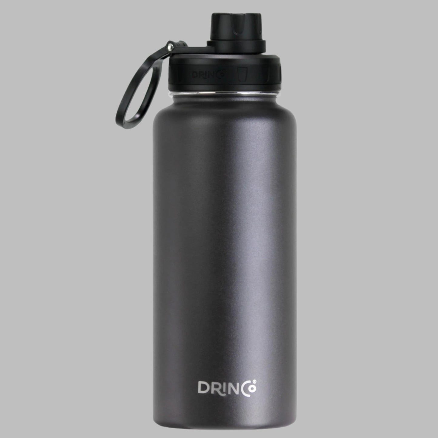 DRINCO® 32oz Stainless Steel Water Bottle - Black